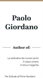 Mobile Screenshot of paologiordano.it